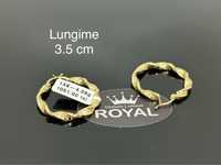 Bijuteria Royal: Cercei aur nou 14k/4.06 g