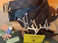 Curele  unisex Louis Vuitton piele naturală 100%,cutie,saculet,etichet