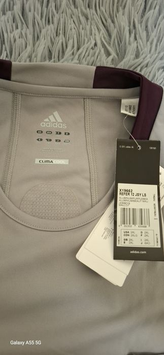 Adidas съдийска футболна фанелка чисто нова