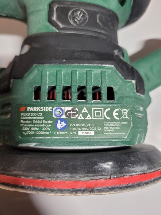 Ексцентрик шлайф Parkside PEXS 300 C3 и PEXS 270 C3