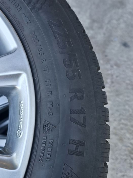 4 Броя 225/55/17 Continental 2x8,8mm 2x8mm 22dot