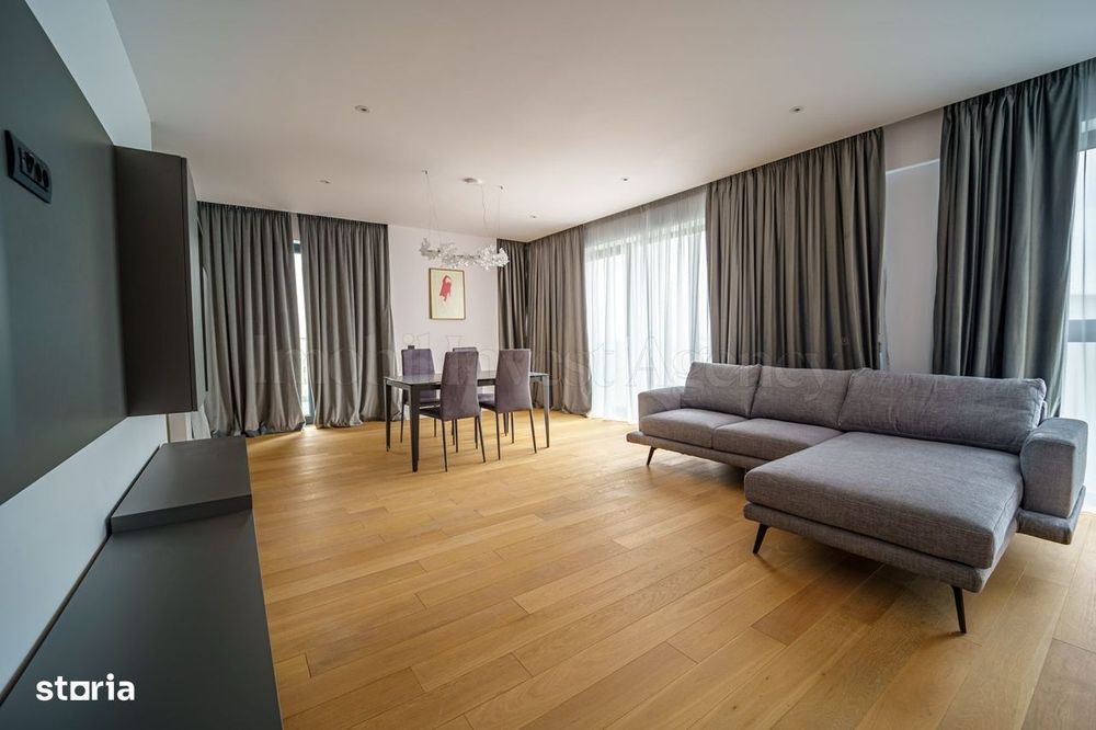 Apartament 4 camere de vânzare în One Herăstrău Towers mobilat.