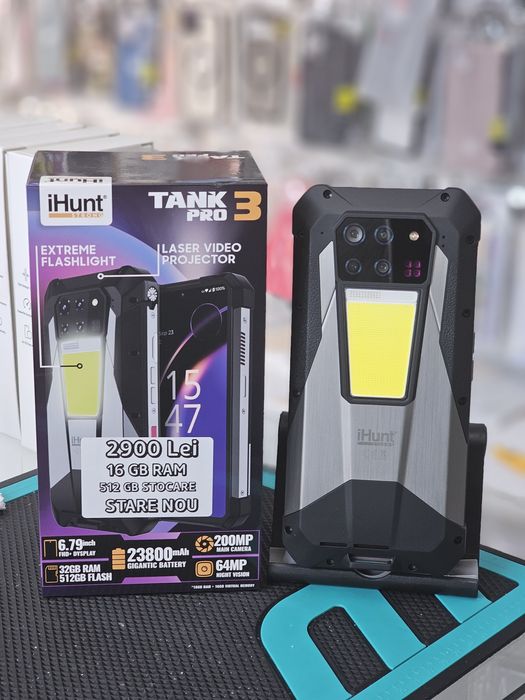 Ihunt Tank 3 Pro, 16/512 GB, Nou, 2 ani garanție