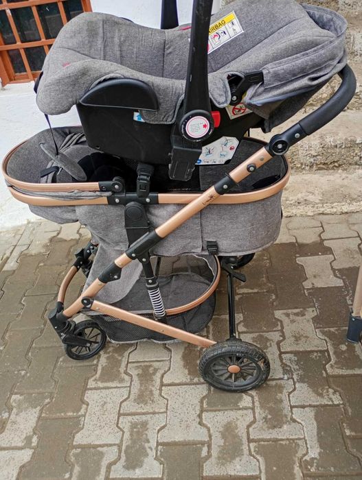 Patut ,Carucior 3 in 1 si Saltea