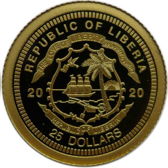 Златна монета със Смарагд 2020