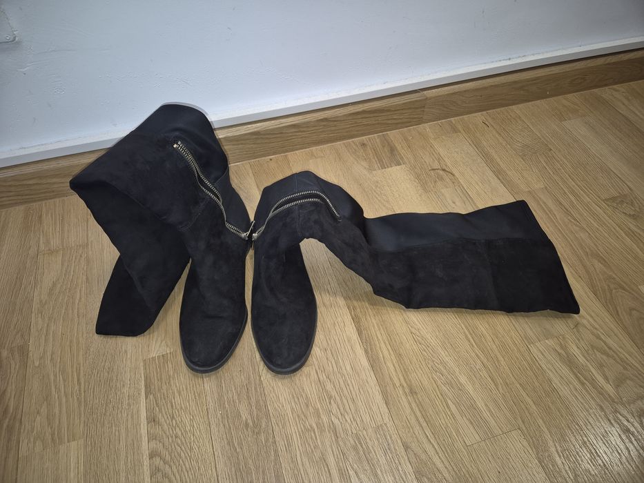 Cizme lungi toc mic 38