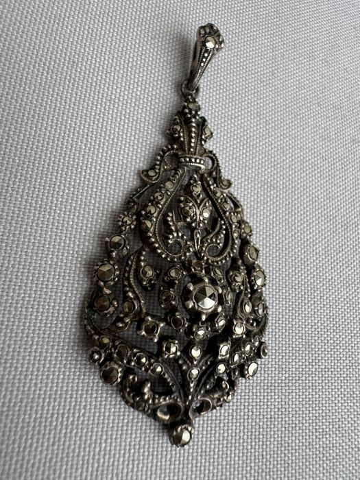 Pandantiv argint si marcasite