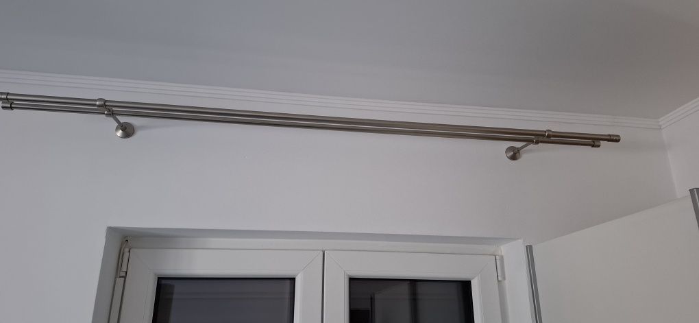 Galerii duble și perdele cu draperii