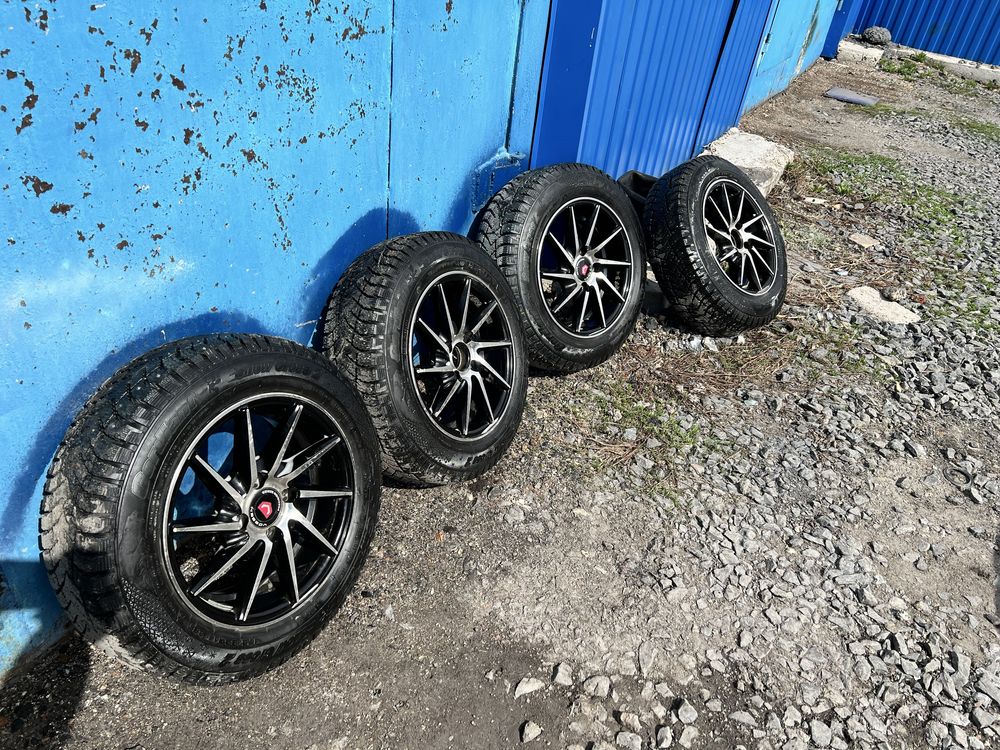 Продам комплект дисков на новой резине r14 4\100