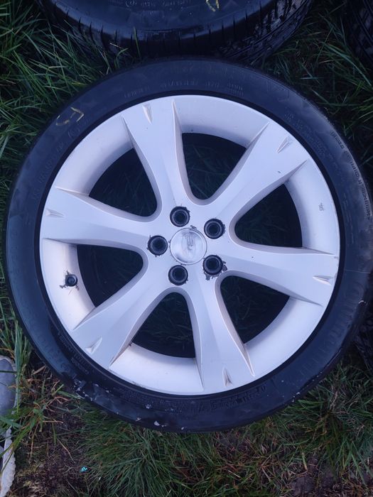 Jante 17 5x100, roti continental 215/45/17 Subaru Legacy