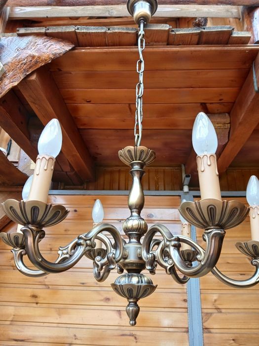 Candelabru bronz masiv