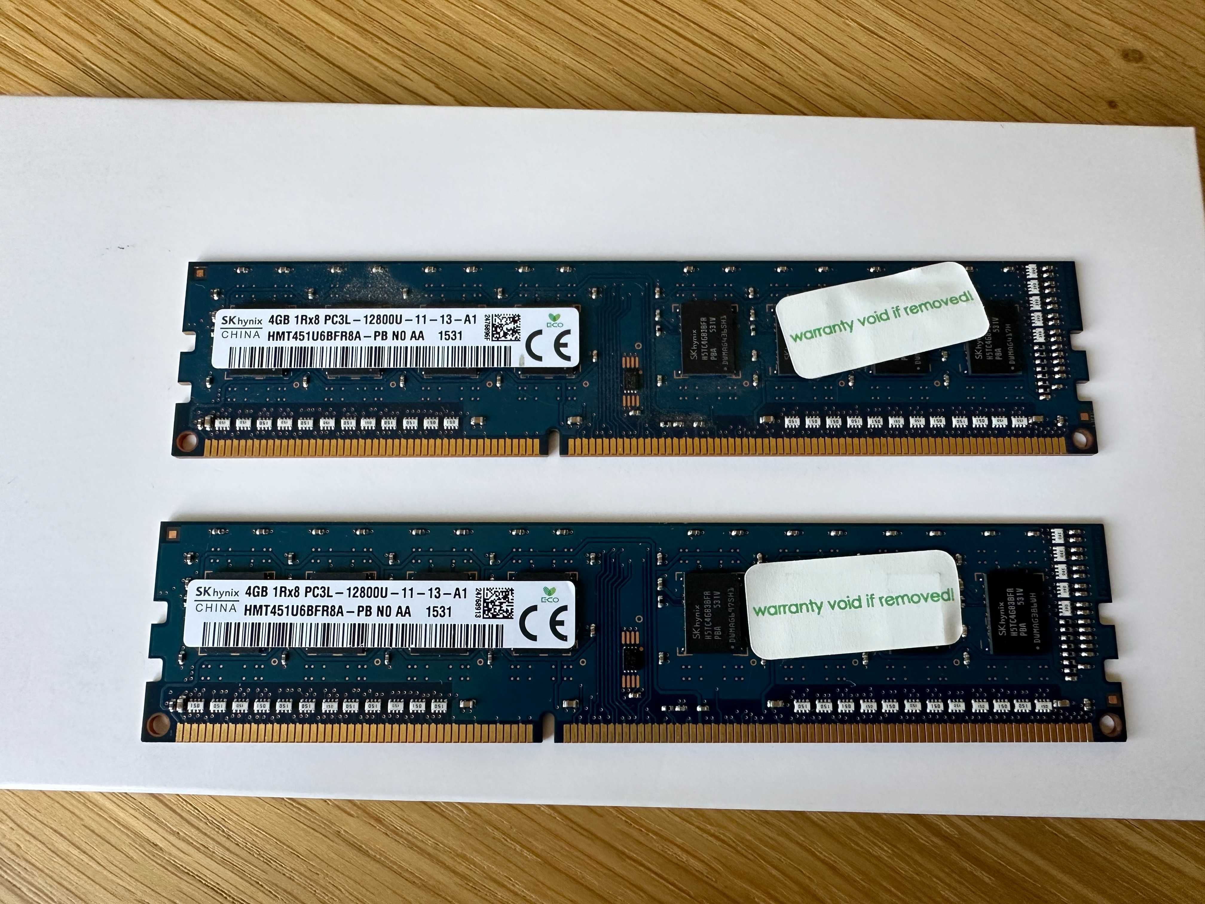 Рам памет за десктоп: SK Hynix 8GB Kit (2 x 4GB) RAM DDR3 1600