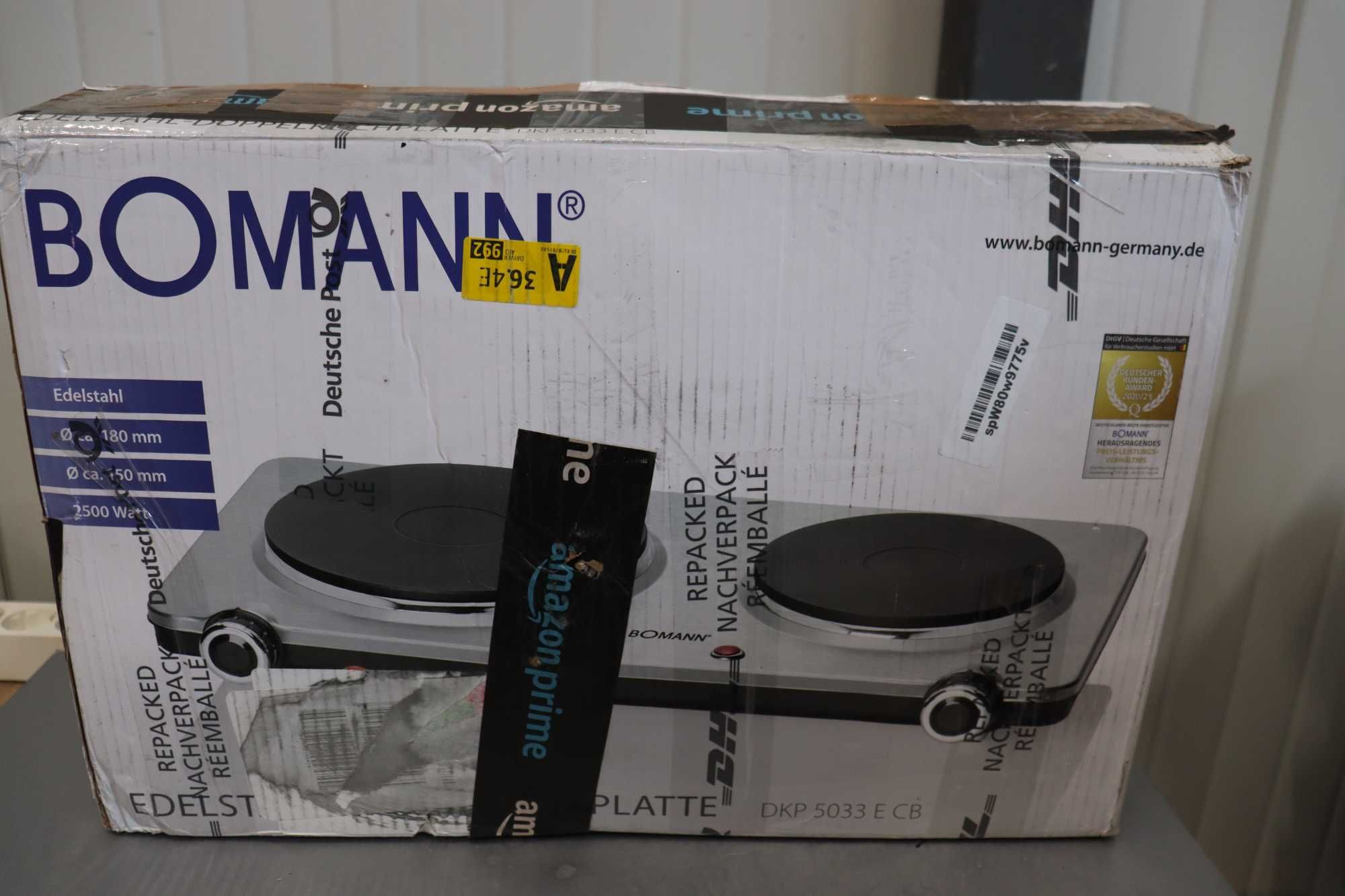 Двоен Котлон Bomann DKP5033 ECB, 2500W