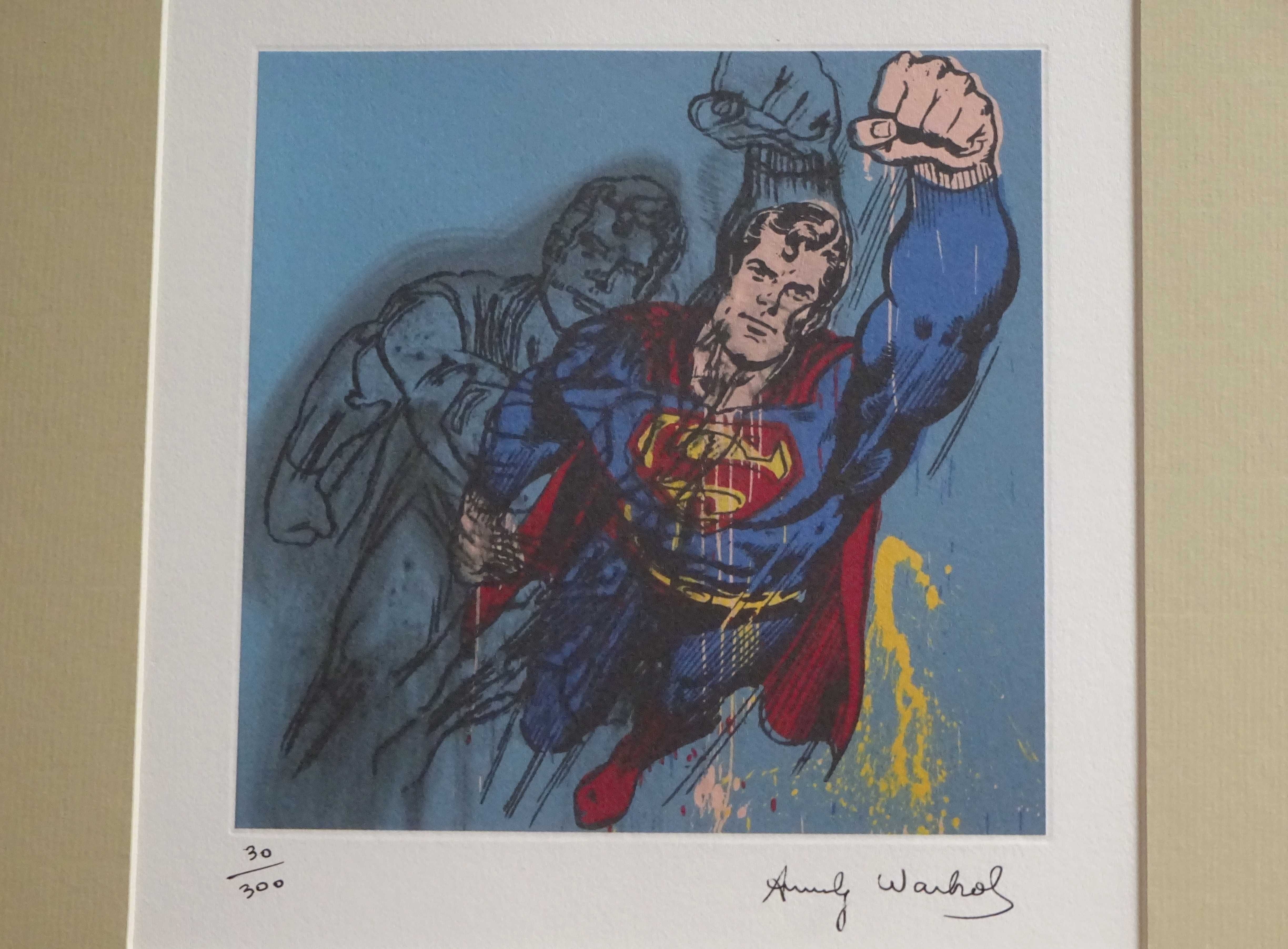 Tablou Andy Warhol, ‘Superman’| Cromolitografie RARA