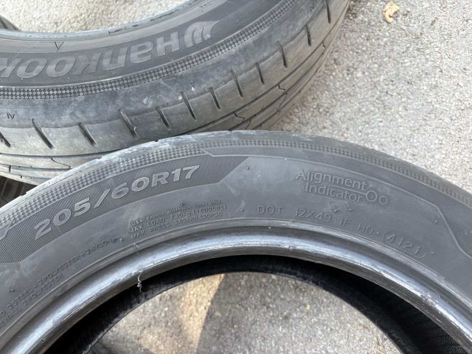 Hankook ventus prime 3.  205/60r17 хомулогация за BMW