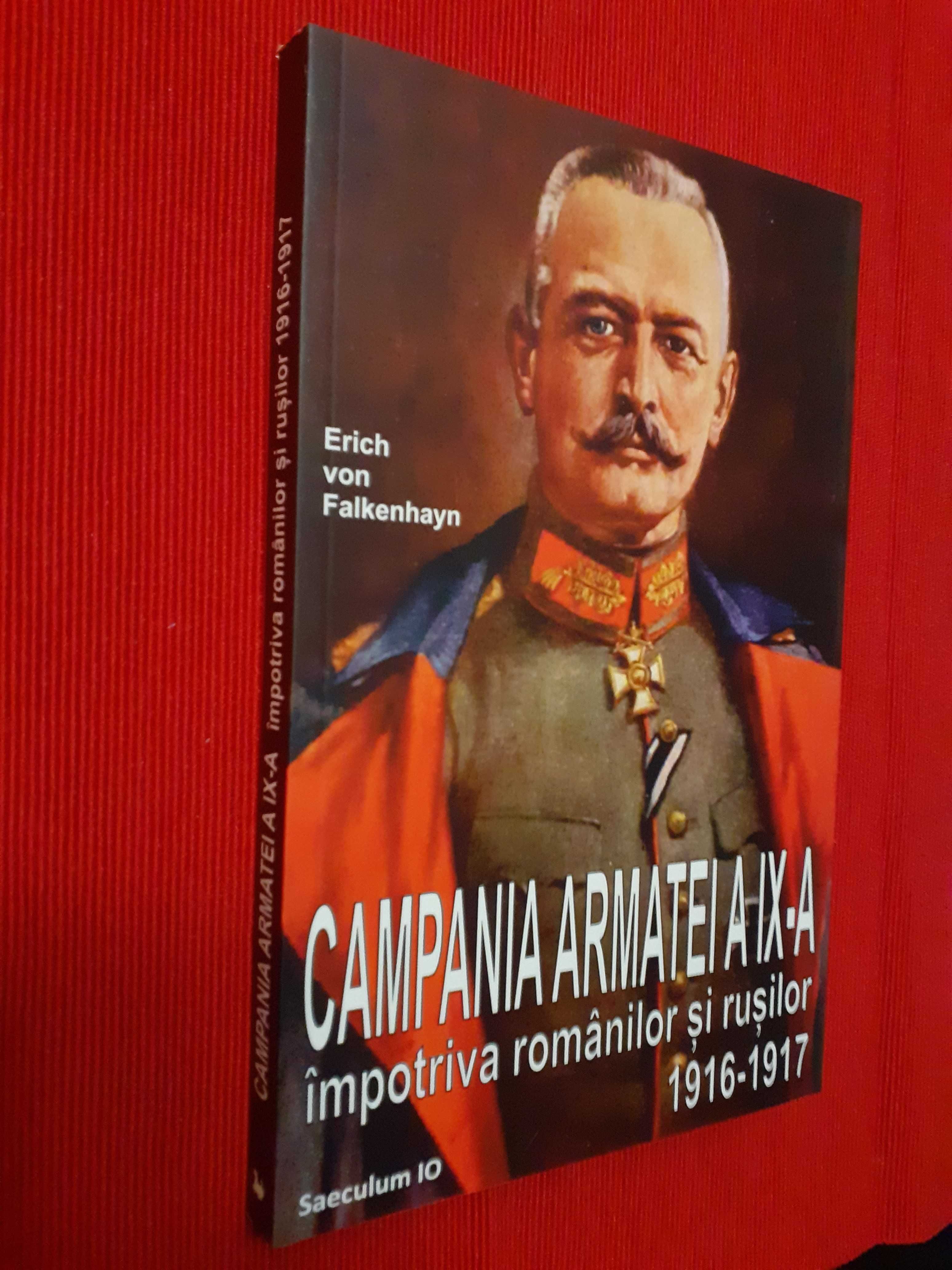 Falkenhayn - Campania Armatei a IX-a impotriva romanilor si rusilor