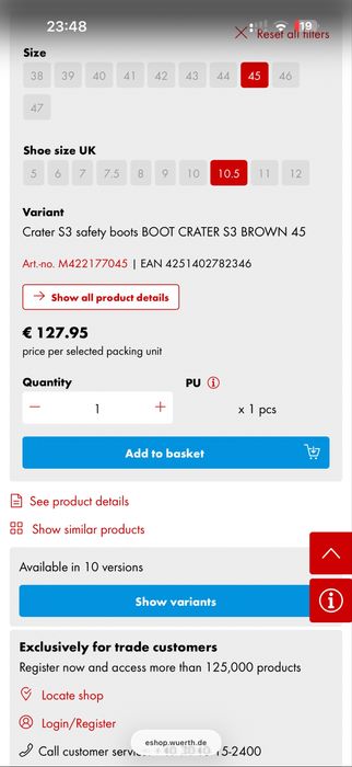 Bocanci Wurth cu bombeu metalic- noi noiti super calitate