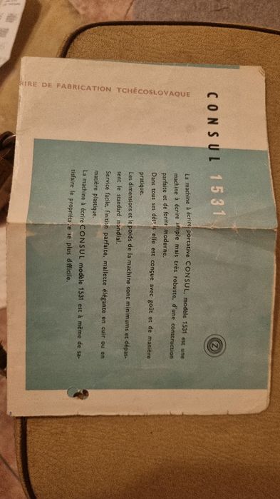 Masina de scris Consul