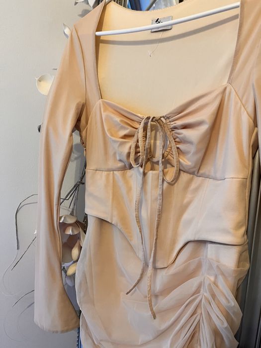 Rochie Oh Polly noua, marimea M, bej