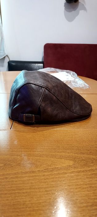 Нов мъжки кожен каскет