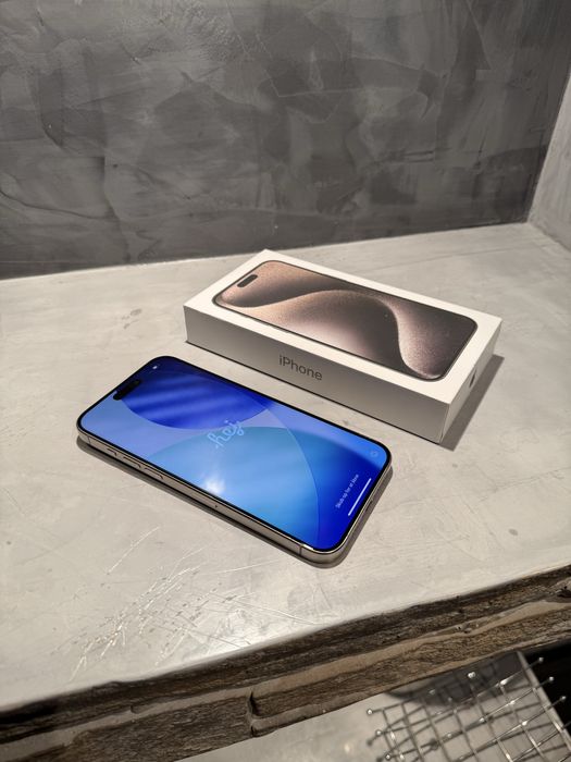 КАТО ЧИСТО НОВ Iphone 15 Pro Max 256 GB Natural