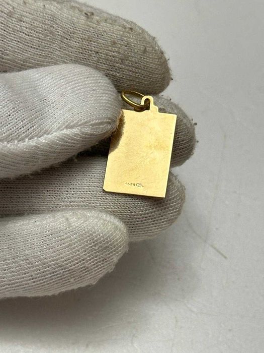 PANDANTIV AUR 18K - Placuta Zodia SCORPION - Italia - 5g. - 490lei/gr.