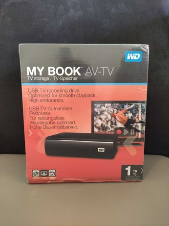 WD HDD extern My Book AV-TV TV Storage 1TB | Nou & Sigilat