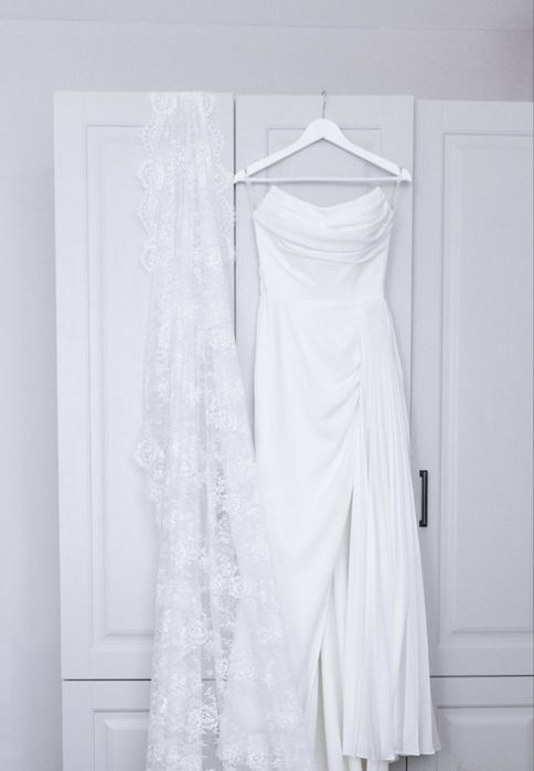 Булчинска рокля EVA LANDEL с аксесоари