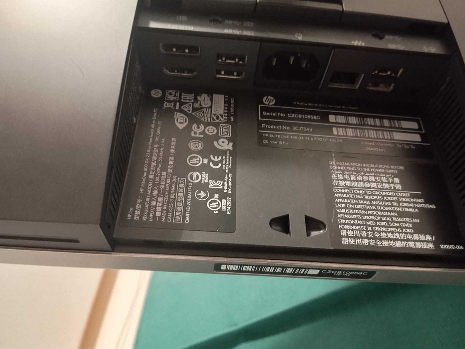 All in One HP EliteOne 800 G4 – i5-8500, 16GB, SSD 512GB
