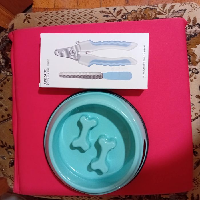 Foarfeca+pila unghii catei și bol