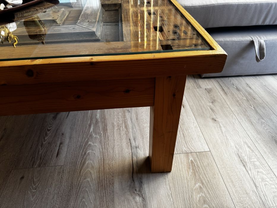 Vand masa lemn masiv living