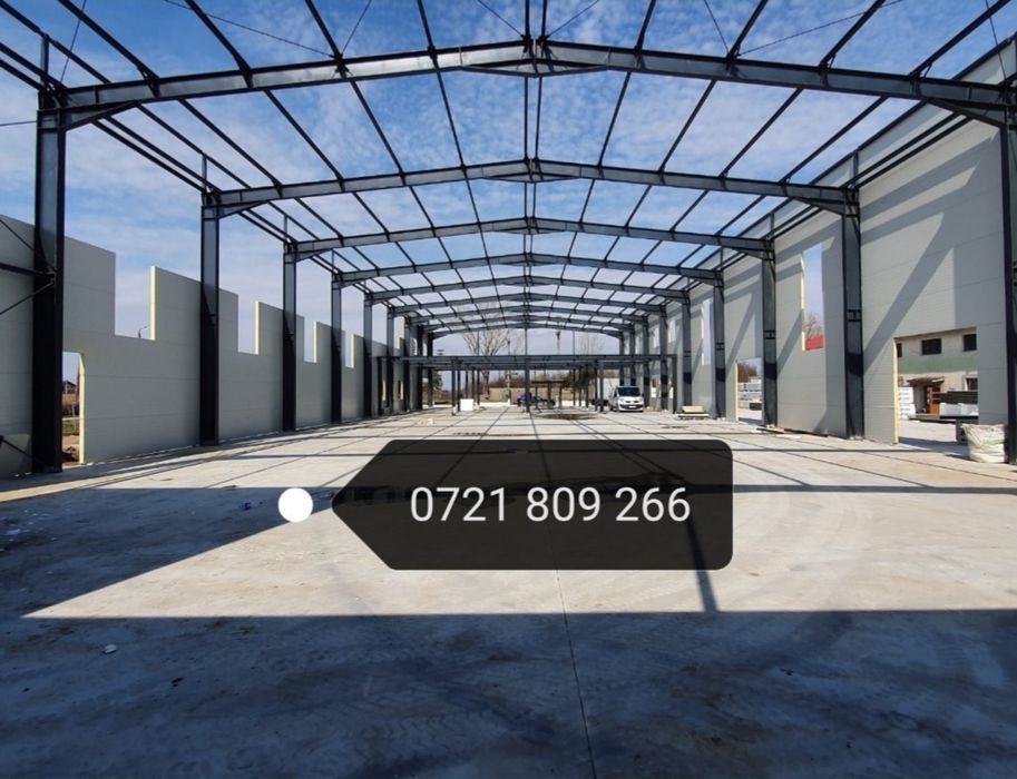 Vand structura hala metalica 12x40x4H din profil IPE 200
