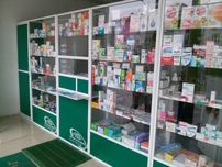 Прилавок витрина стеклянная из профиля, оборудование для магазина alvp