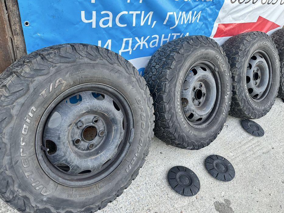 16 5х120 джанти с гуми BF Goodfich 245/70/16