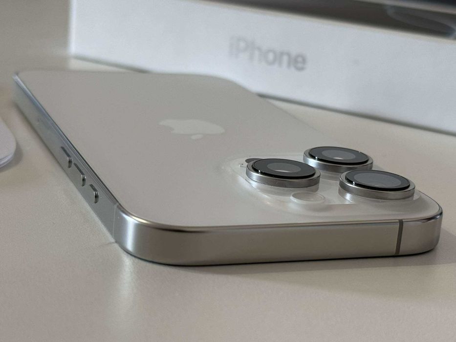 Бартер! 45 Цикъла 512GB iPhone 16 Pro White Titanium (Бял)