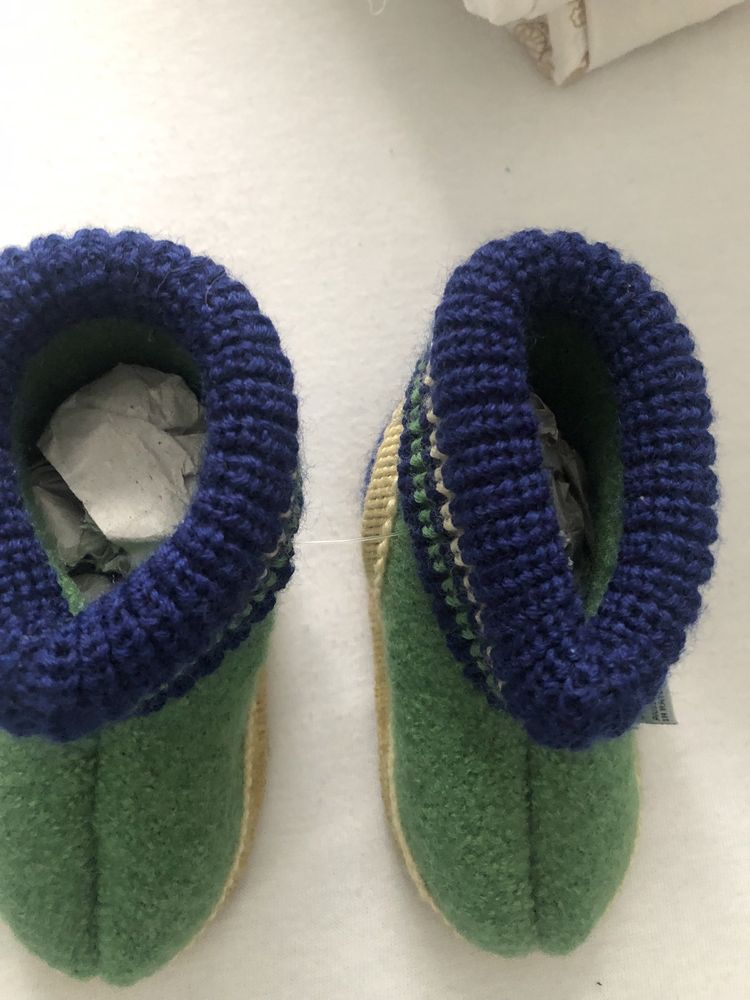 Papuci de interior din lana 100%