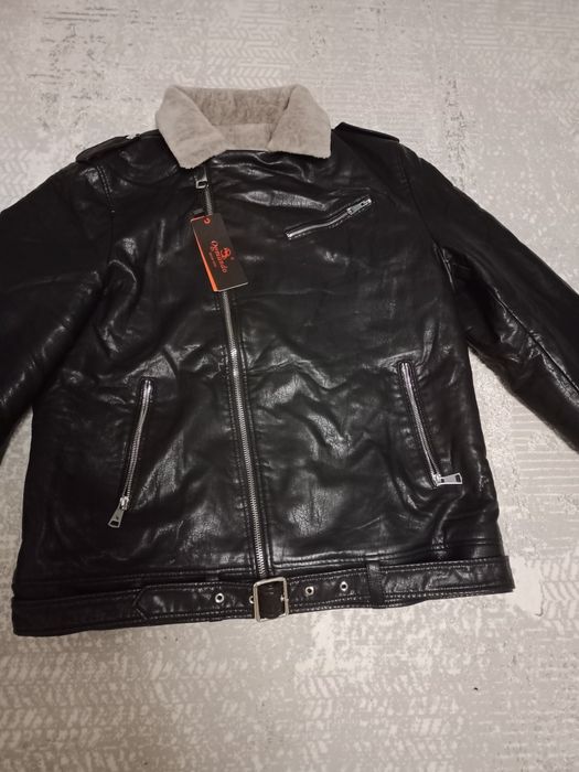 Продам мужскую  зимнию кожаную куртку