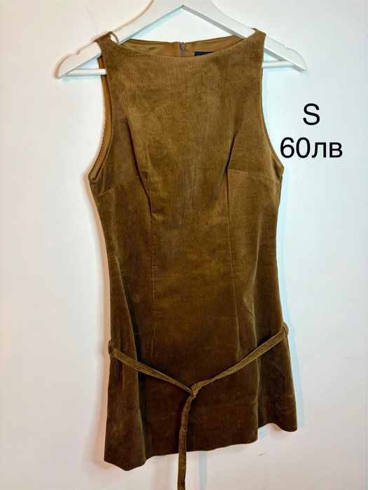 Кадифена рокля Zara