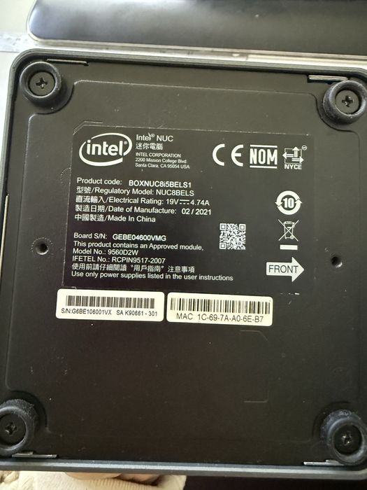 Мини компютър BOXNUC8i5BELS1