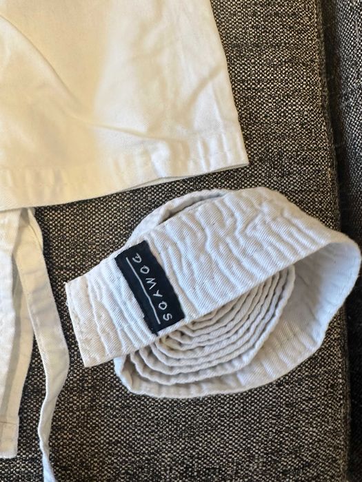 Детско кимоно за таекуондо/карате/айкидо размер 130 см. Декатлон