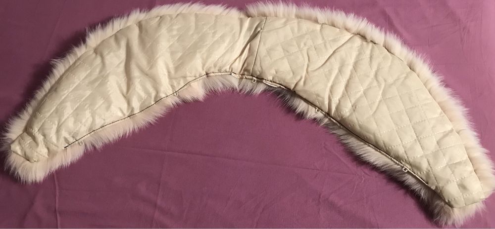 Guler din blana de vulpe