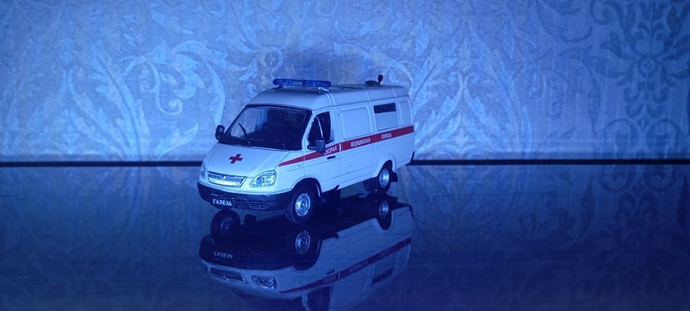 Газел скорая помощь 1:43 масштаб