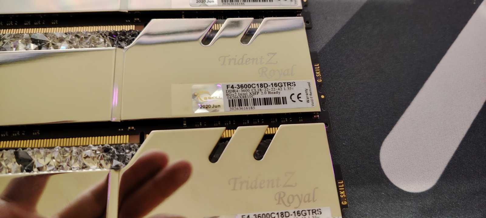Рам памет G.SKILL Trident Z Royal 32GB (4x8GB) DDR4 3600MHz