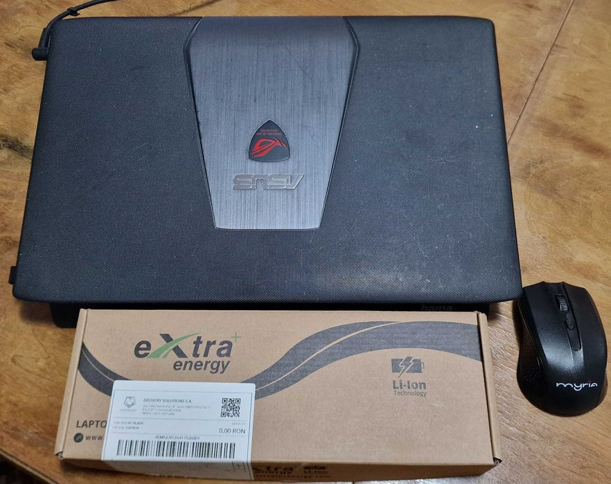 Laptop gaming Assus GL 552JX cu acumulator nou