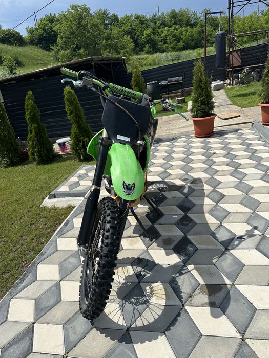Vand kavasski kx250 modificat si 10Ten mx 140 ( honda / yamaha/ suzuki