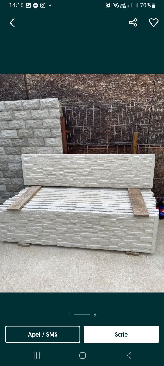 Gard beton prefabricat ieftin