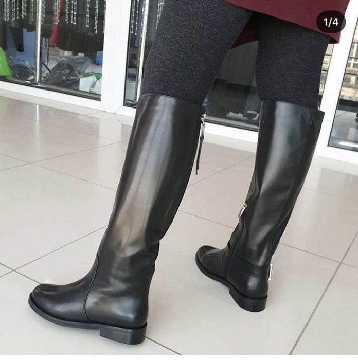 Новые Зимние сапоги из натуральной кожи