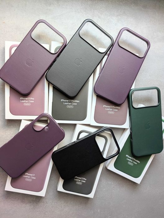 Huse piele Magsafe pentru iPhone 17, 16 & 15 Max/Pro/Plus