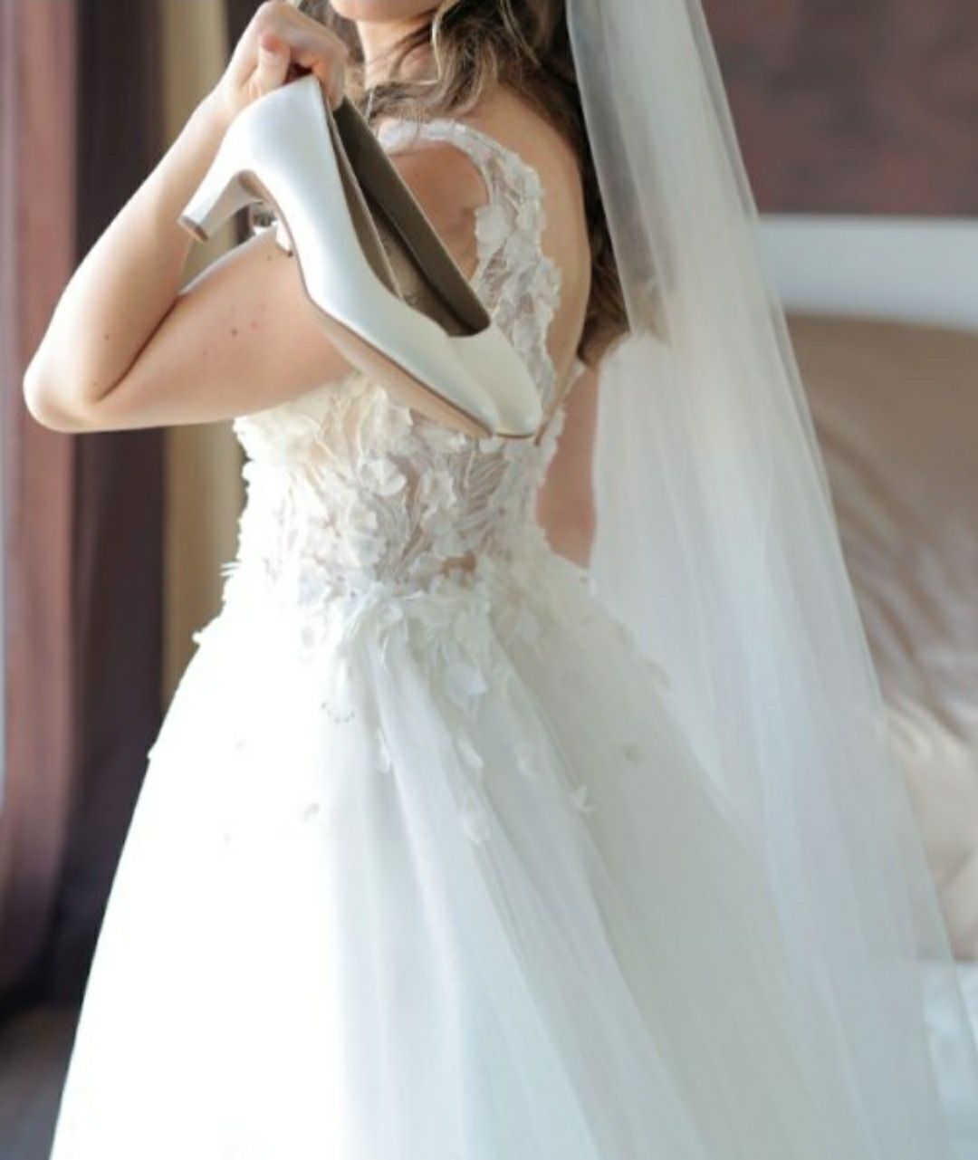 Сватбена рокля + воал