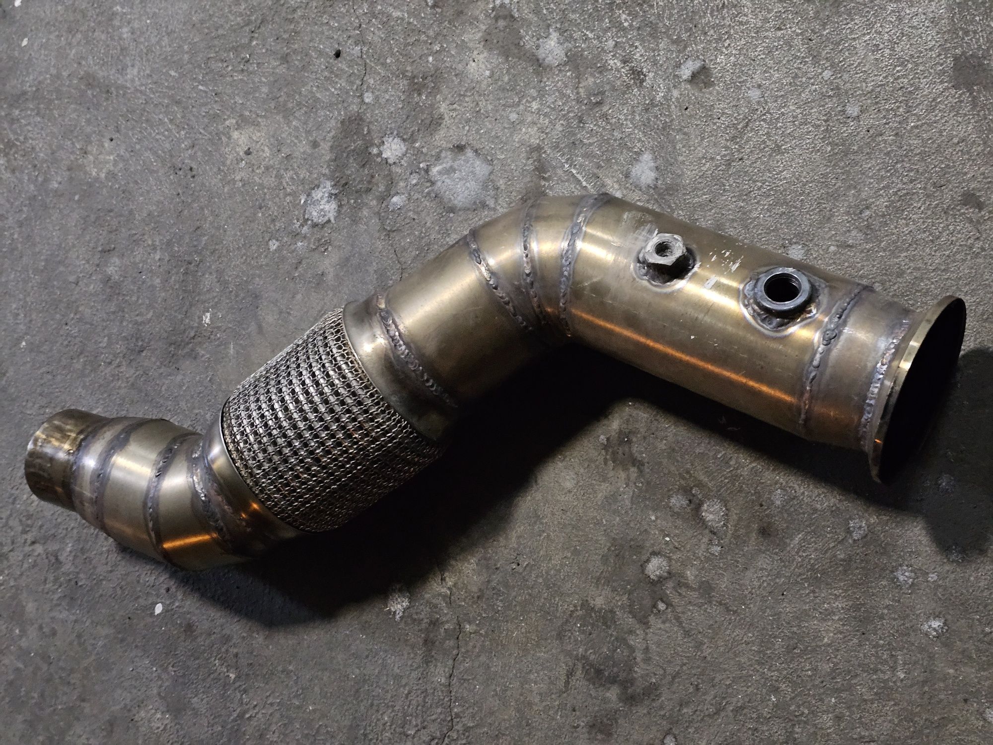 Down pipe custom BMW 3.0 4.0 90 mm